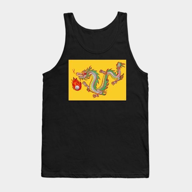 A Dragon and the Fiery Pearl of Wisdom Tank Top by laceylschmidt